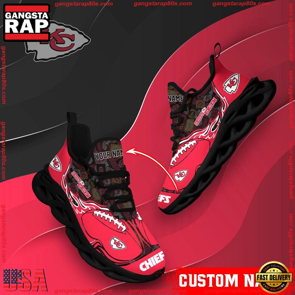 JWFancy Kansas City Chiefs Max Soul Shoes Sneakers For Men And Women