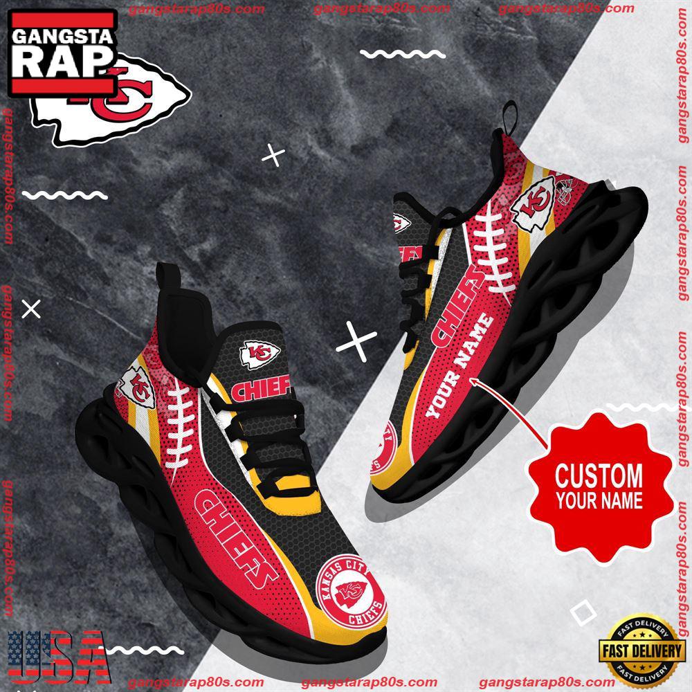 JWFancy Kansas City Chiefs Max Soul Shoes Sneakers For Men And Women