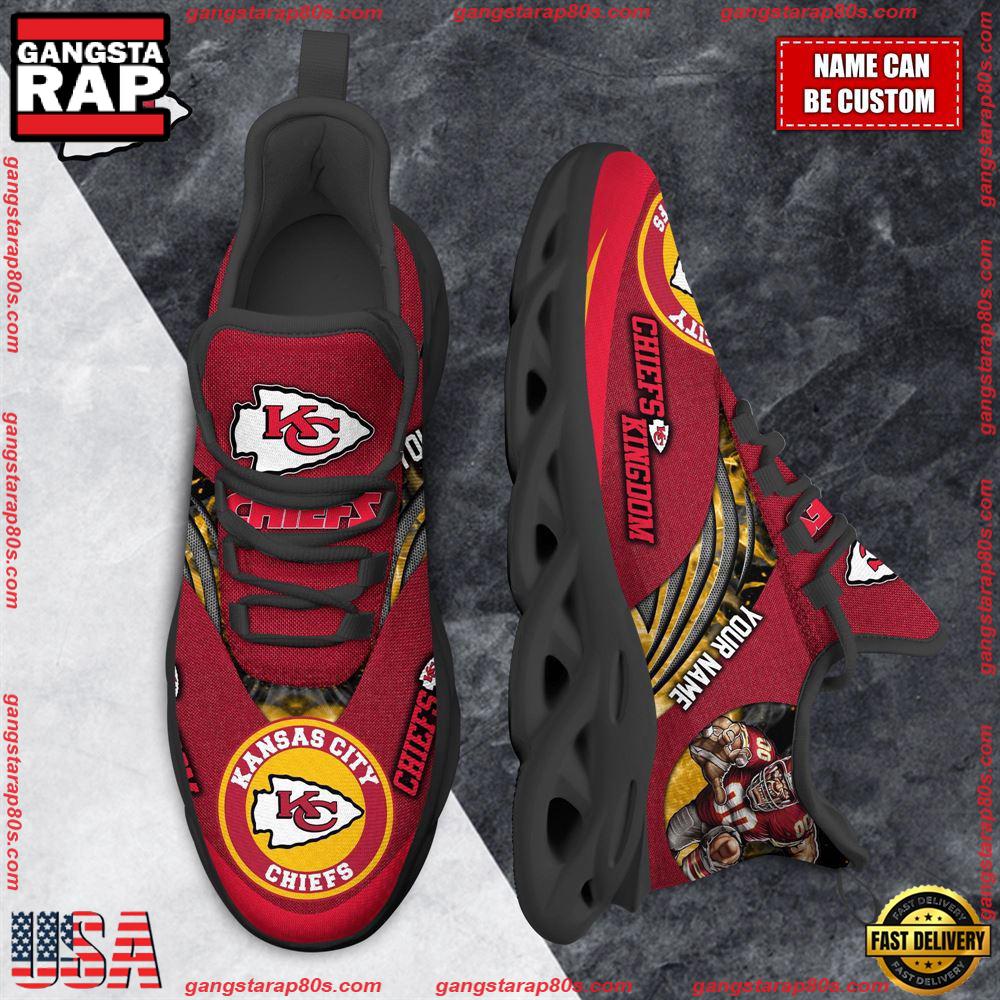 JWFancy Kansas City Chiefs Max Soul Shoes Sneakers For Men And Women
