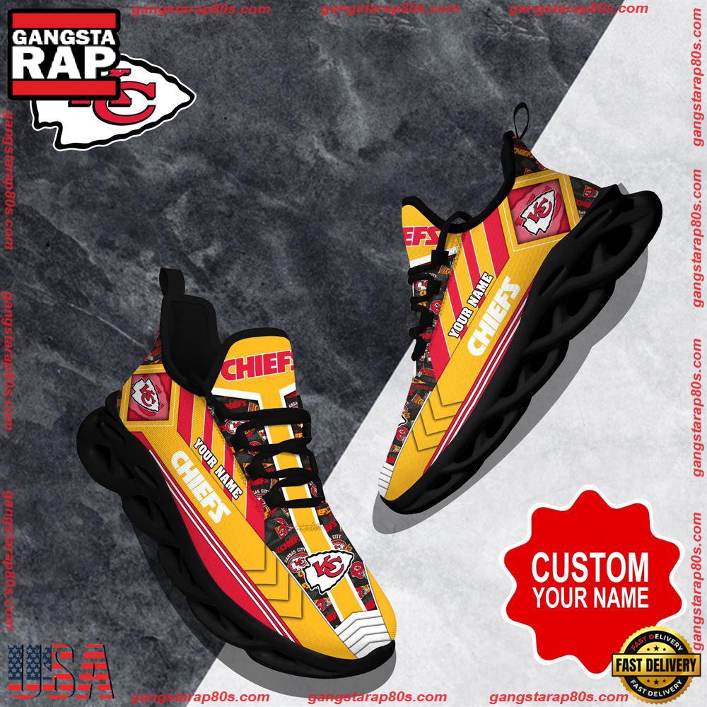 JWFancy Kansas City Chiefs Max Soul Shoes Sneakers For Men And Women