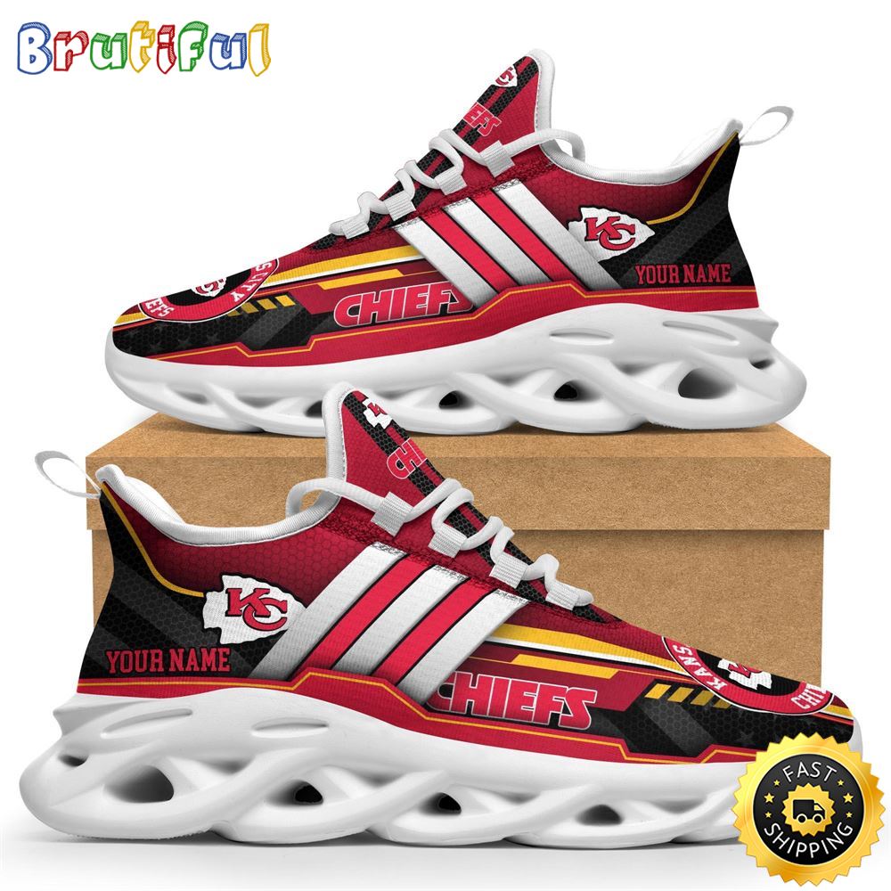 JWFancy Kansas City Chiefs Max Soul Shoes Sneakers For Men And Women