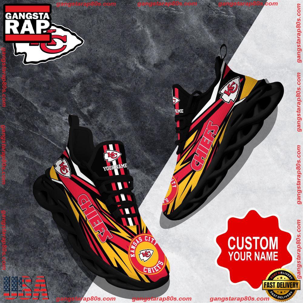 JWFancy Kansas City Chiefs Max Soul Shoes Sneakers For Men And Women