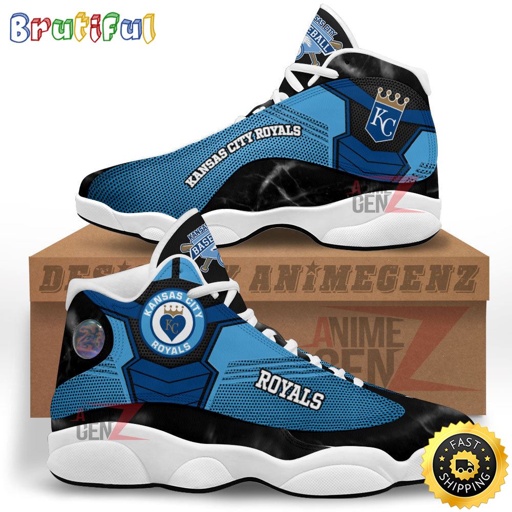 JWFancy Kansas City Royals AJ13 Sneakers Shoes For Men And Women