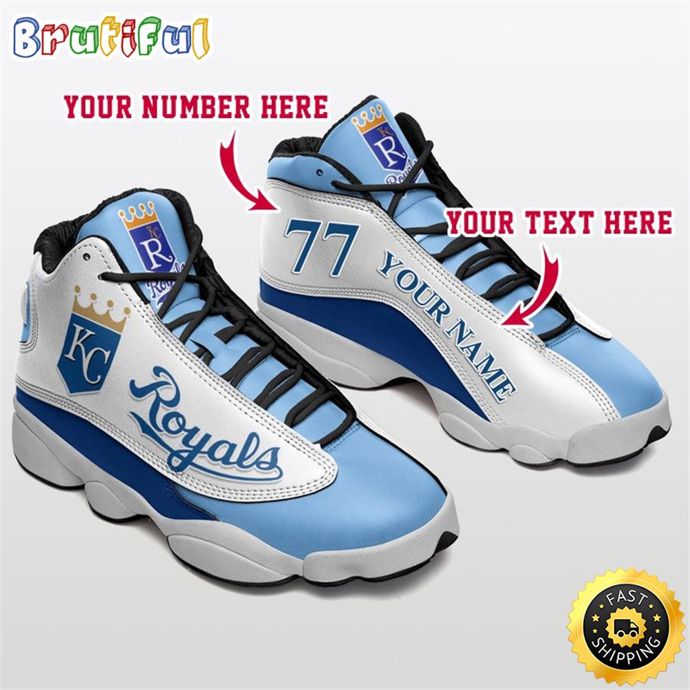JWFancy Kansas City Royals AJ13 Sneakers Shoes For Men And Women