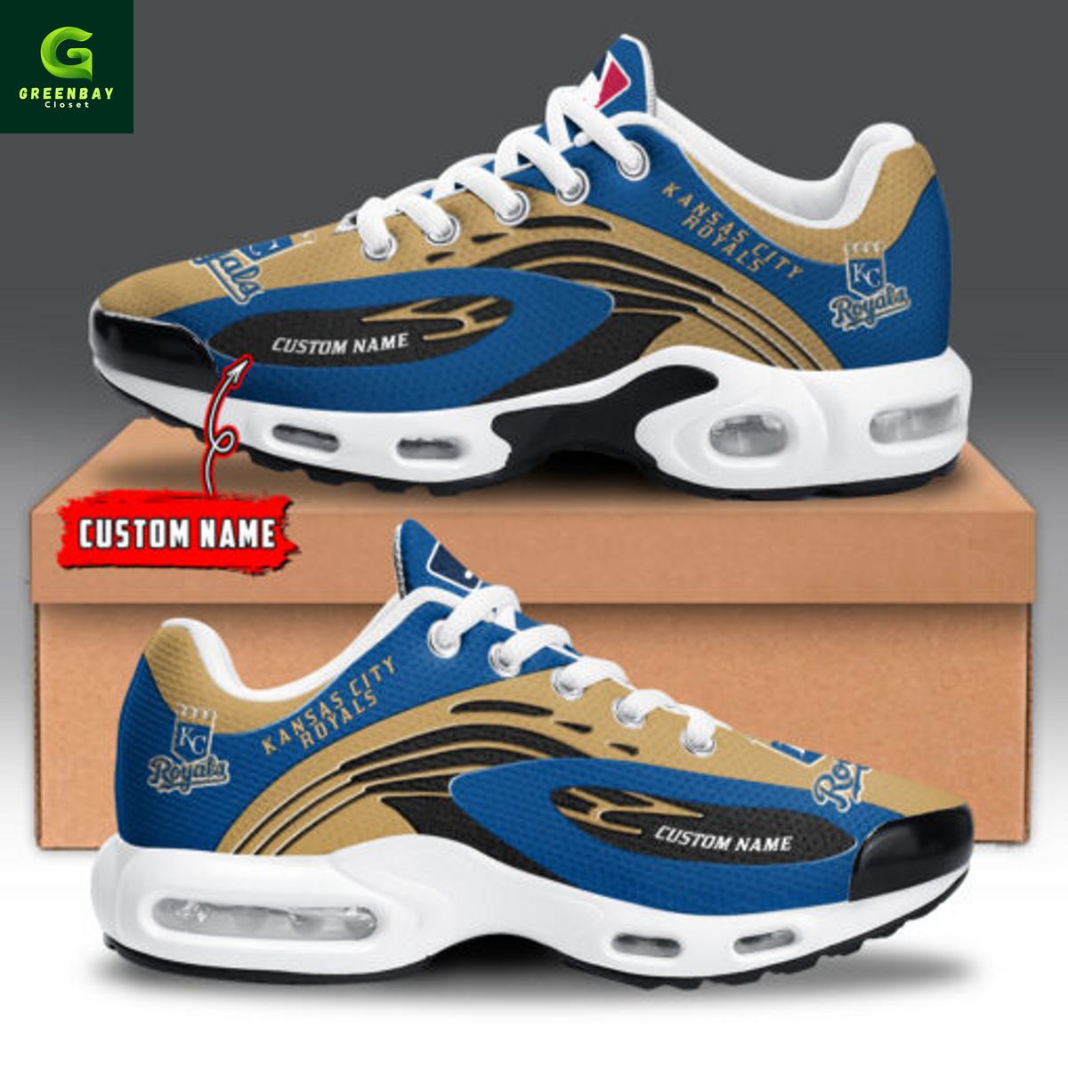 JWFancy Kansas City Royals TN Shoes Sneakers For Men And Women