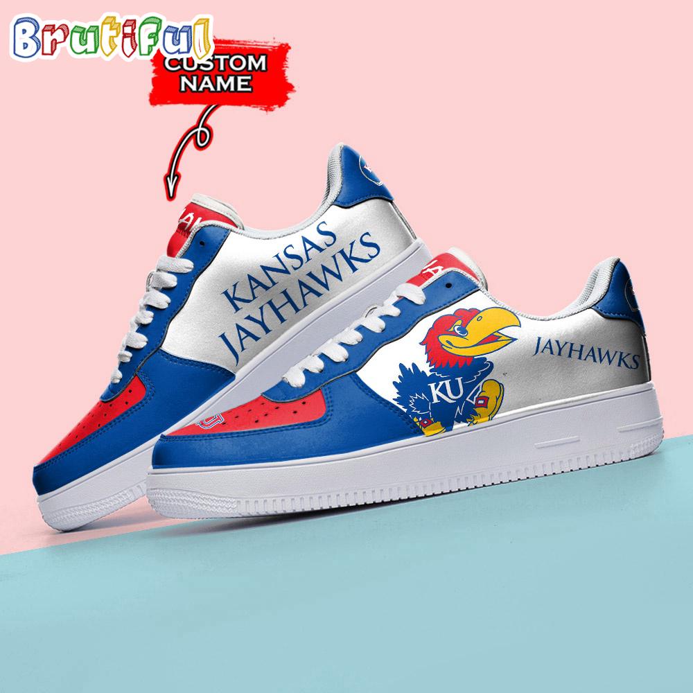 JWFancy Kansas Jayhawks Air Low-Top Sneakers Shoes For Men And Women