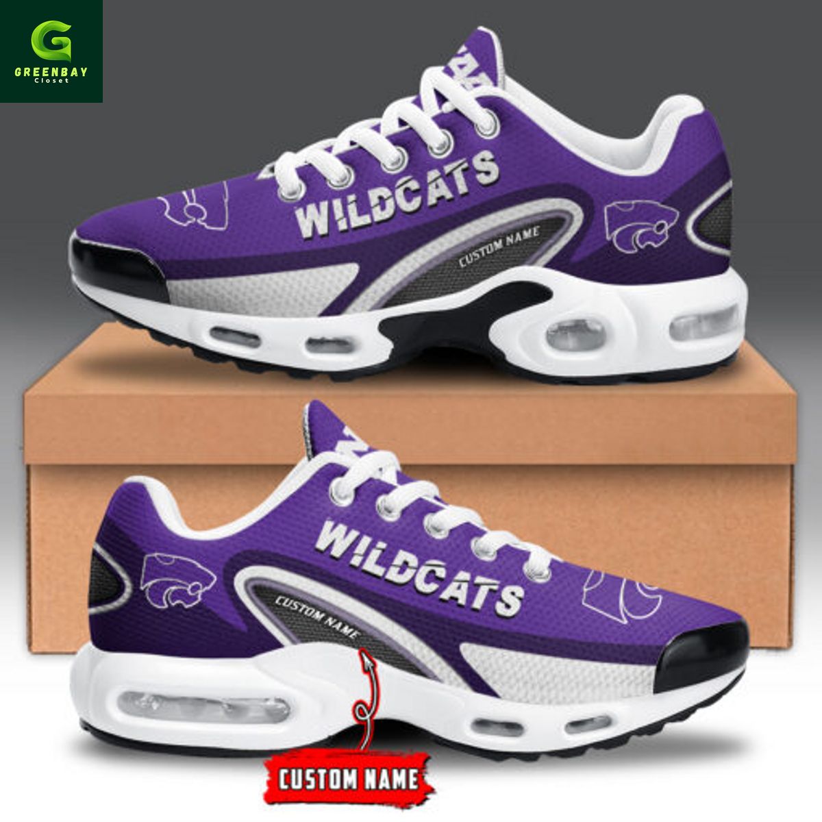 JWFancy Kansas State Wildcats TN Shoes Sneakers For Men And Women