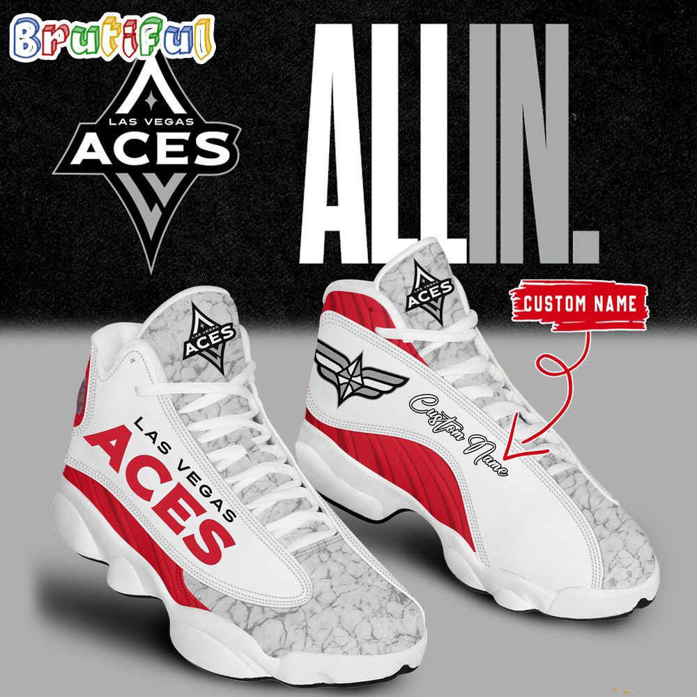 JWFancy Las Vegas Aces  AJ13 Sneakers Shoes For Men And Women