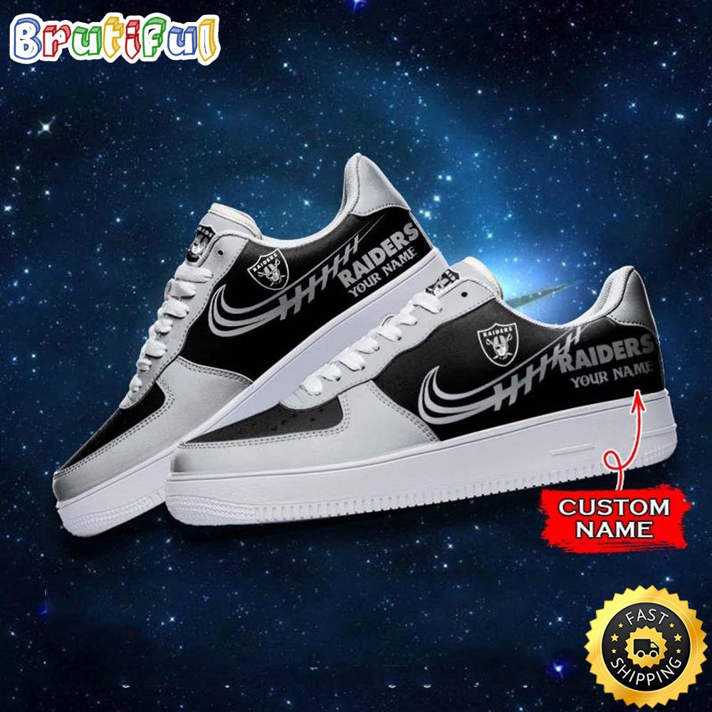 JWFancy Las Vegas Raiders Air Low-Top Sneakers Shoes For Men And Women