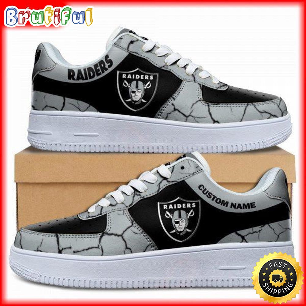JWFancy Las Vegas Raiders Air Low-Top Sneakers Shoes For Men And Women