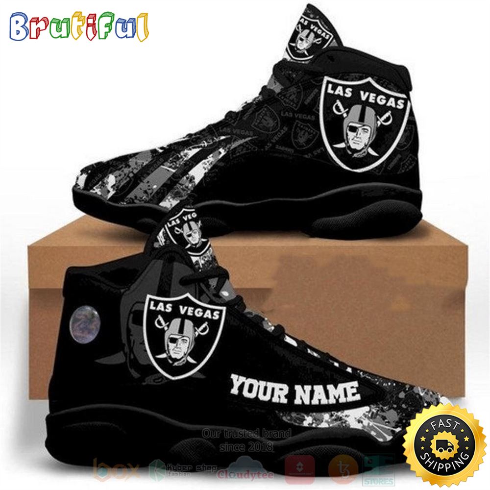 JWFancy Las Vegas Raiders AJ13 Sneakers Shoes For Men And Women