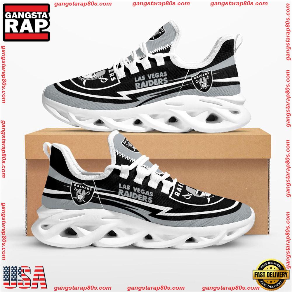 JWFancy Las Vegas Raiders Max Soul Shoes Sneakers For Men And Women