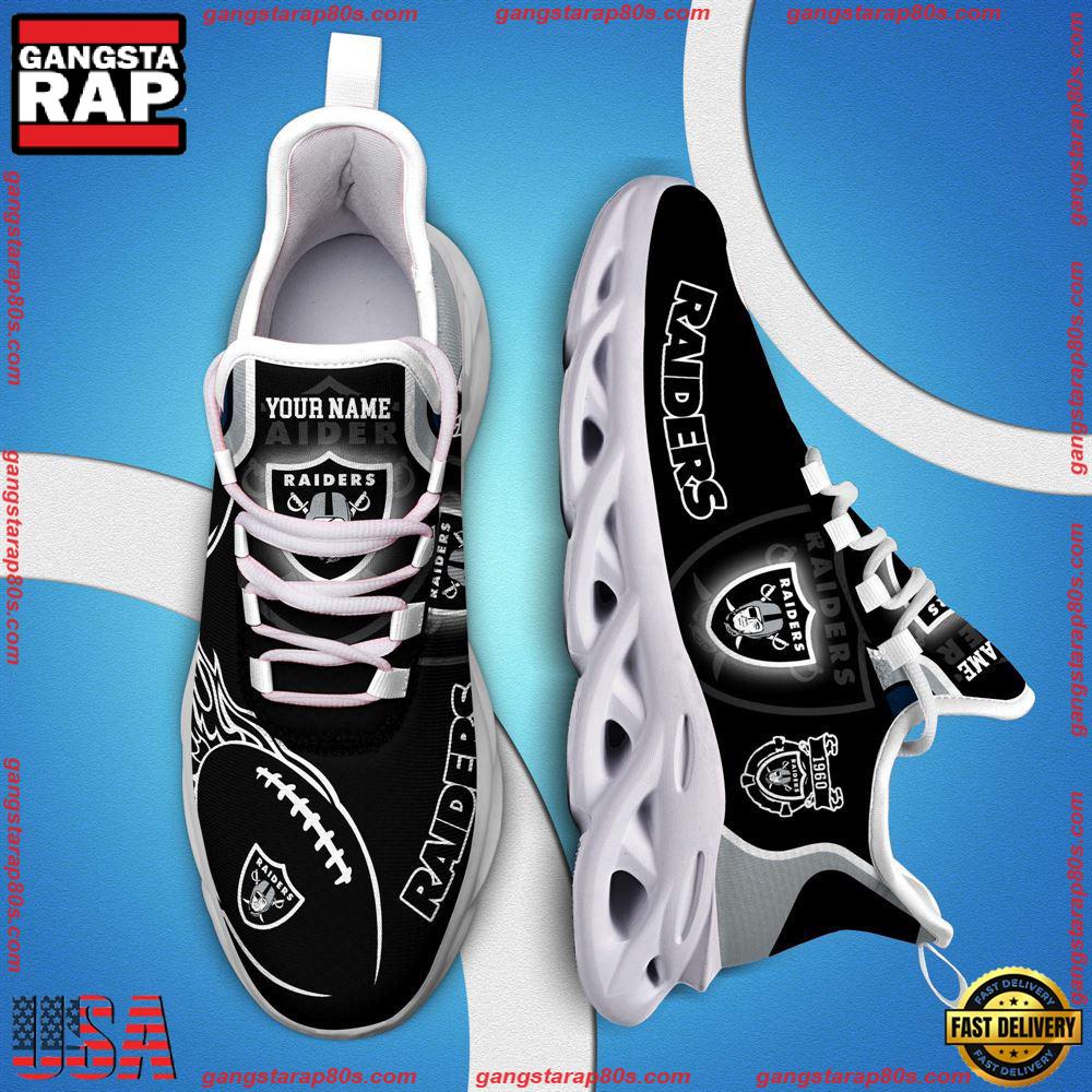 JWFancy Las Vegas Raiders Max Soul Shoes Sneakers For Men And Women