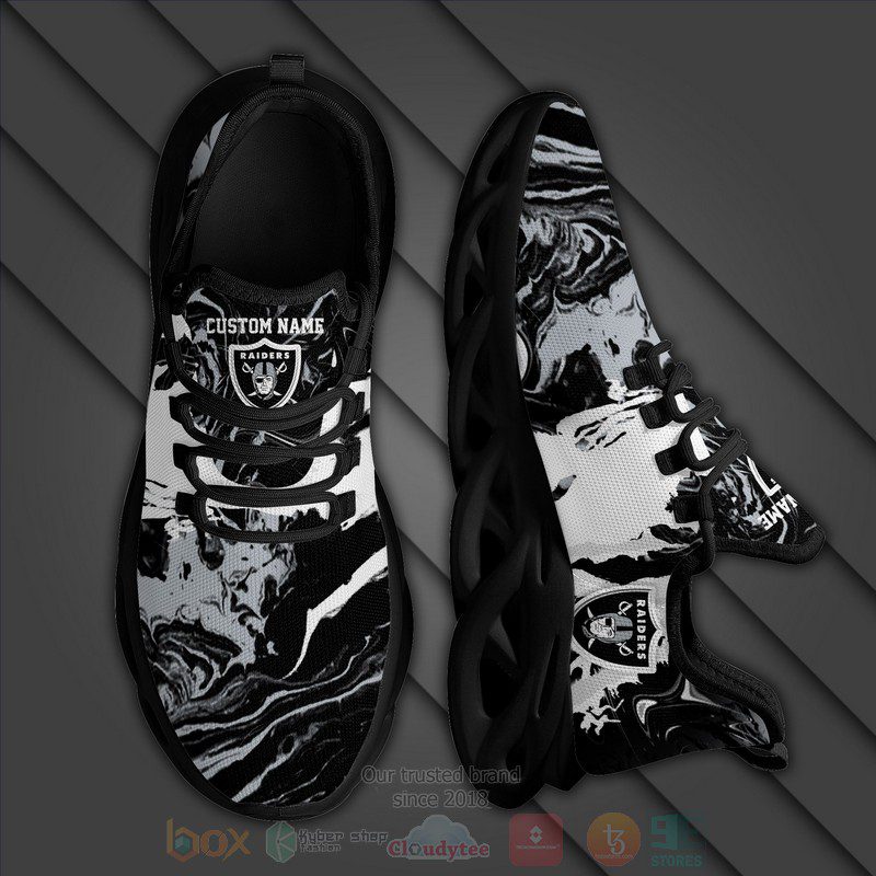 JWFancy Las Vegas Raiders Max Soul Shoes Sneakers For Men And Women