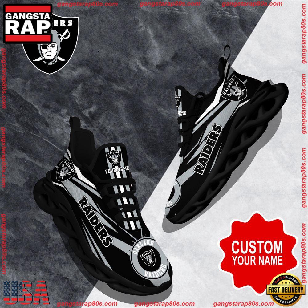 JWFancy Las Vegas Raiders Max Soul Shoes Sneakers For Men And Women