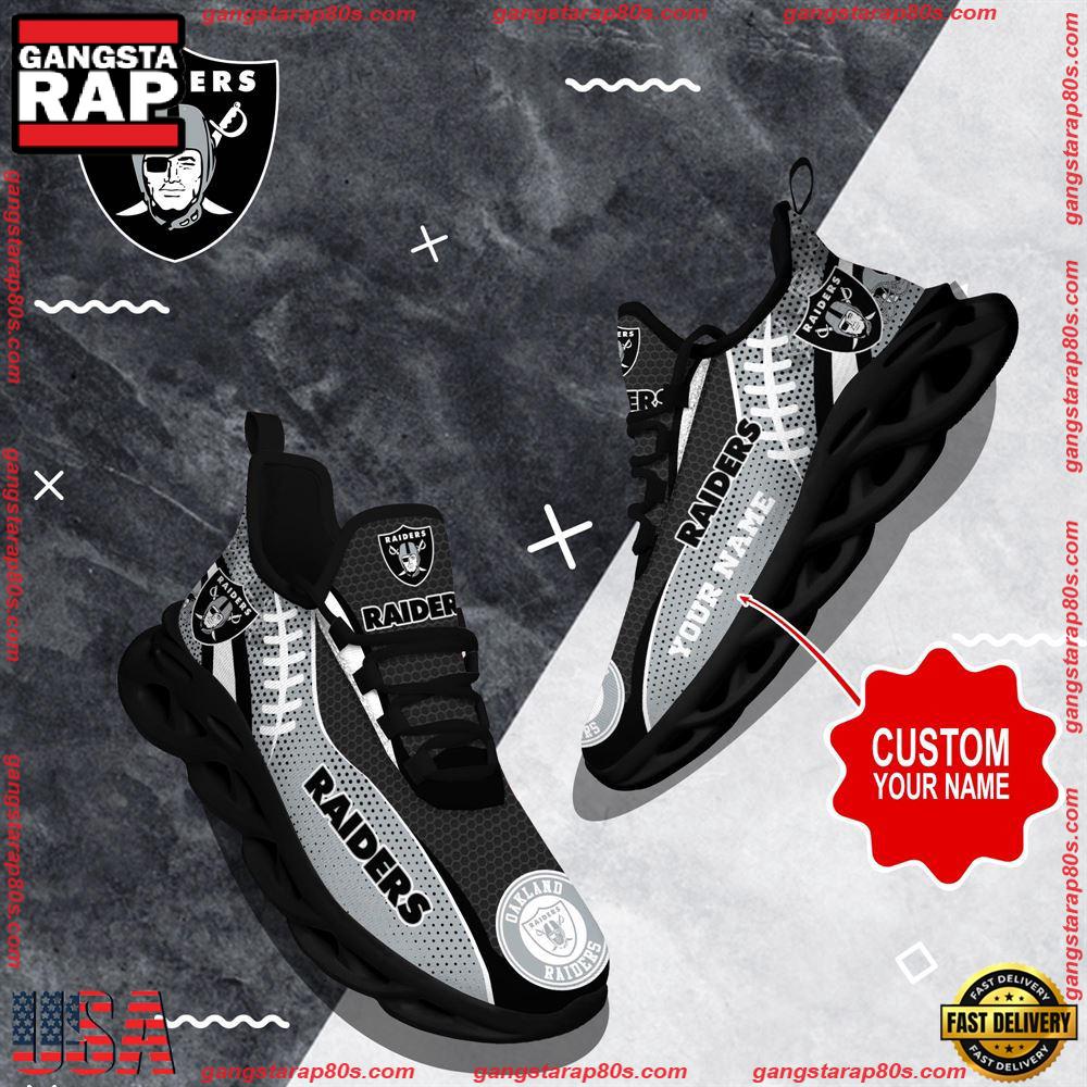 JWFancy Las Vegas Raiders Max Soul Shoes Sneakers For Men And Women