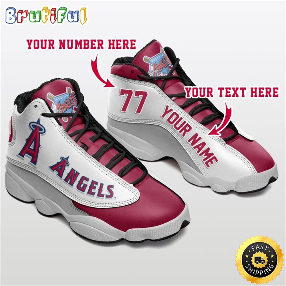 JWFancy Los Angeles Angels AJ13 Sneakers Shoes For Men And Women