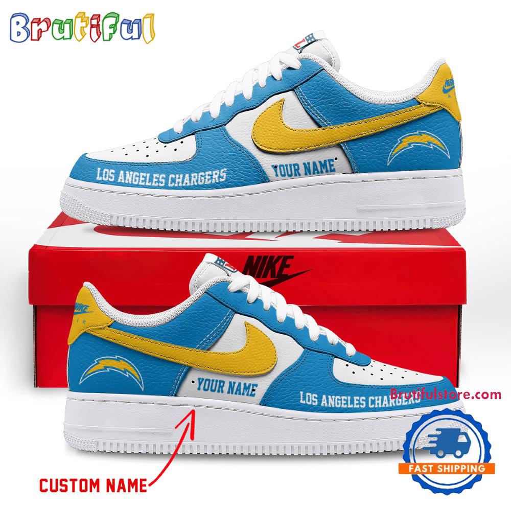 JWFancy Los Angeles Charger Air Low-Top Sneakers Shoes For Men And Women