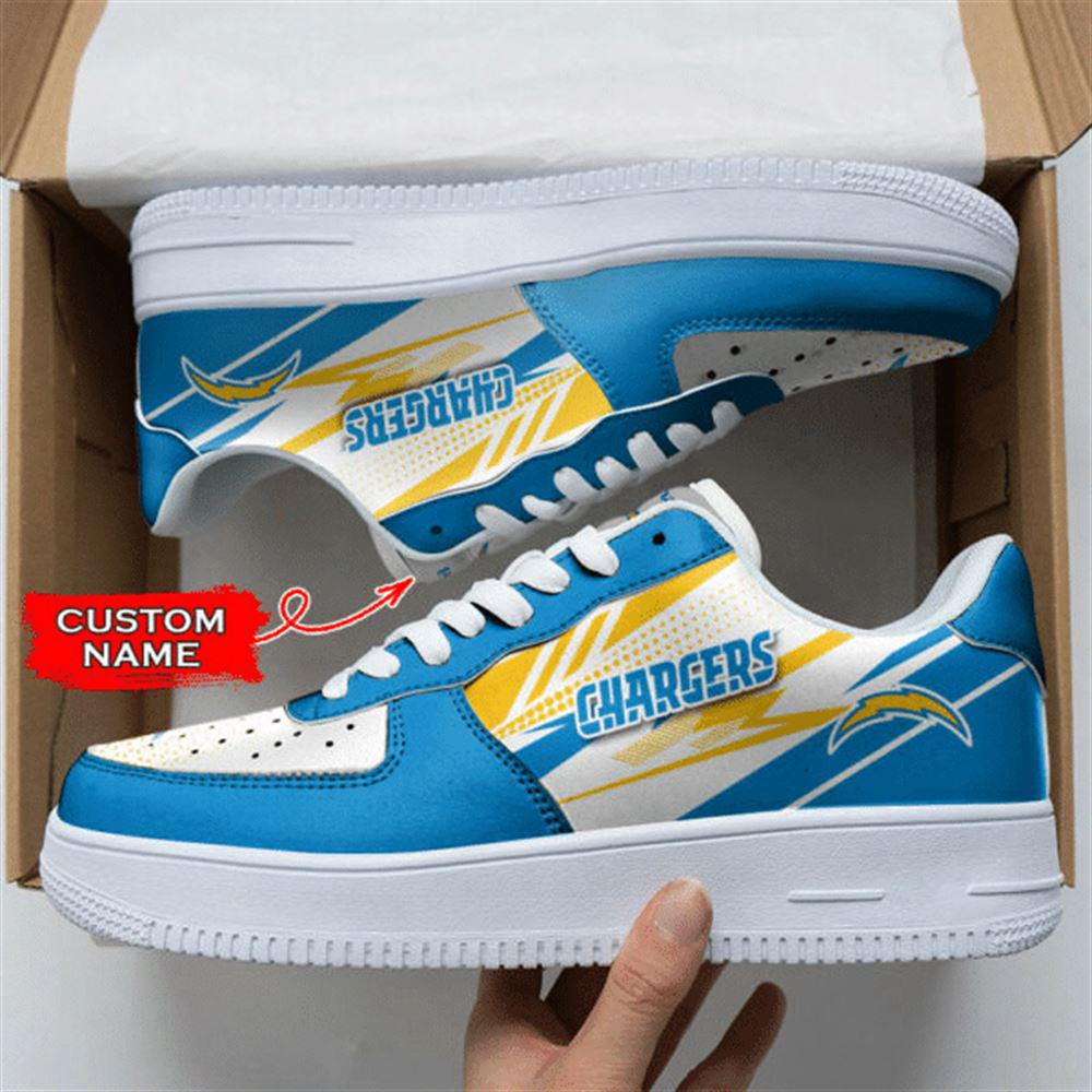 JWFancy Los Angeles Chargers Air Low-Top Sneakers Shoes For Men And Women
