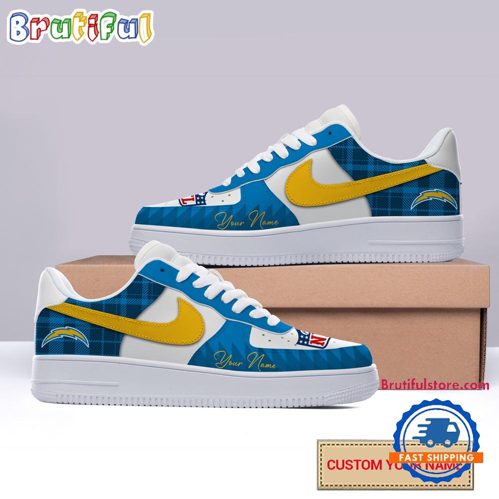 JWFancy Los Angeles Chargers Air Low-Top Sneakers Shoes For Men And Women