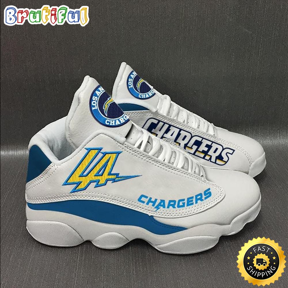 JWFancy Los Angeles Chargers AJ13 Sneakers Shoes For Men And Women