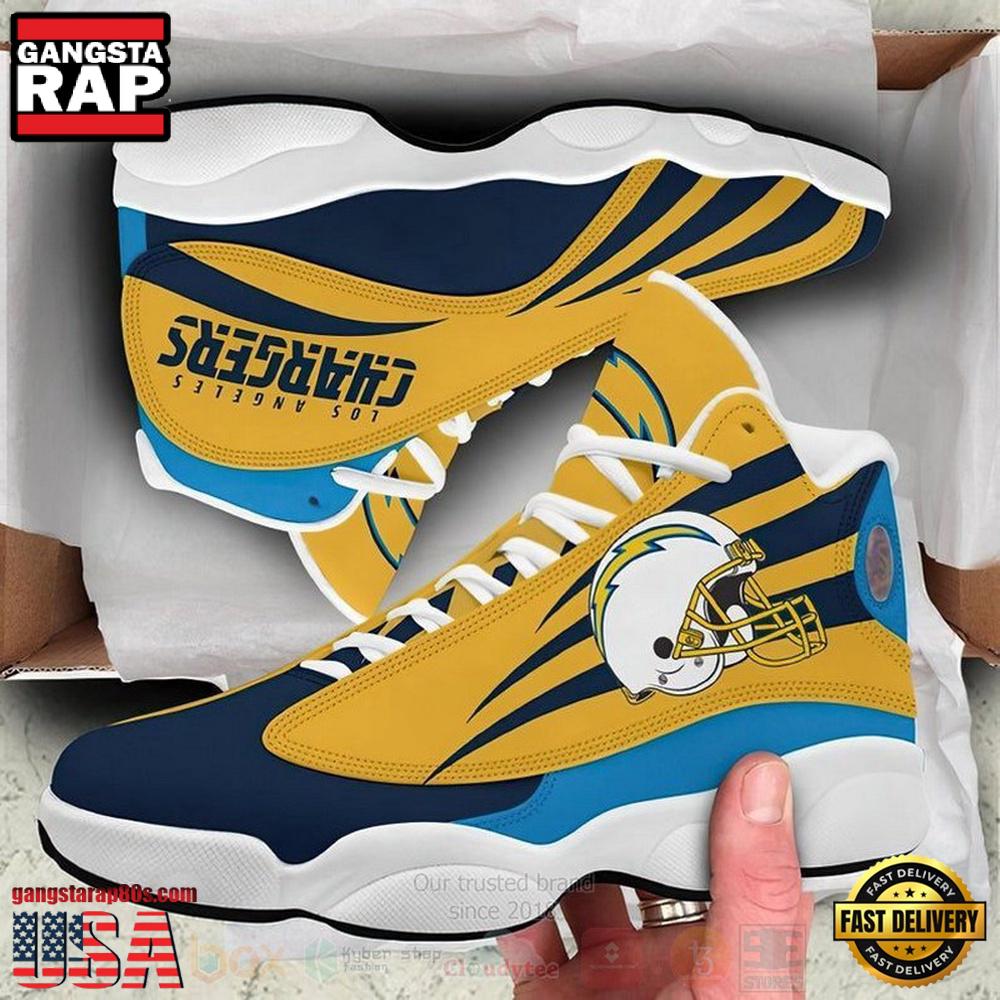 JWFancy Los Angeles Chargers AJ13 Sneakers Shoes For Men And Women