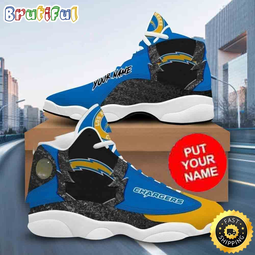 JWFancy Los Angeles Chargers AJ13 Sneakers Shoes For Men And Women