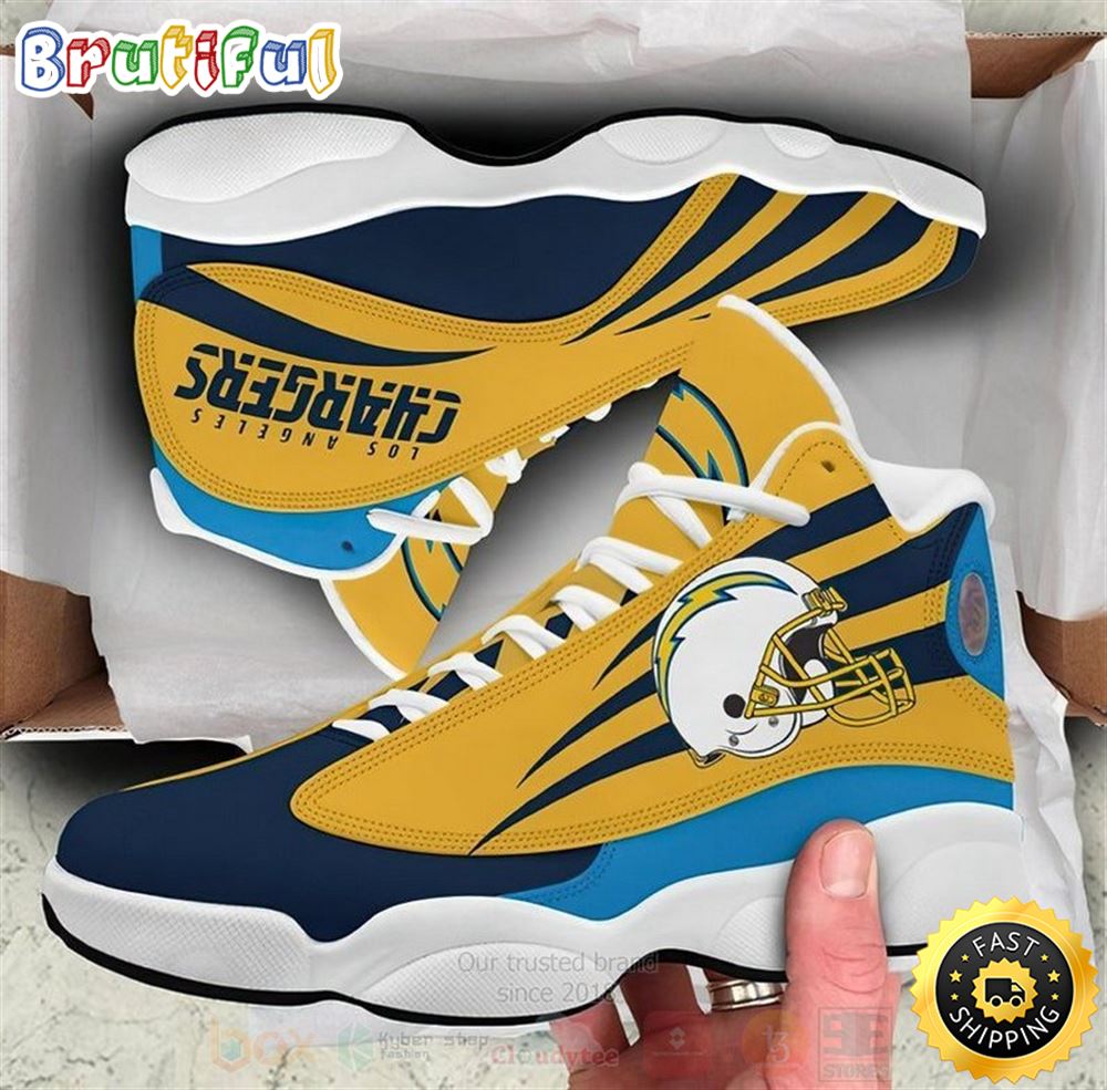 JWFancy Los Angeles Chargers AJ13 Sneakers Shoes For Men And Women