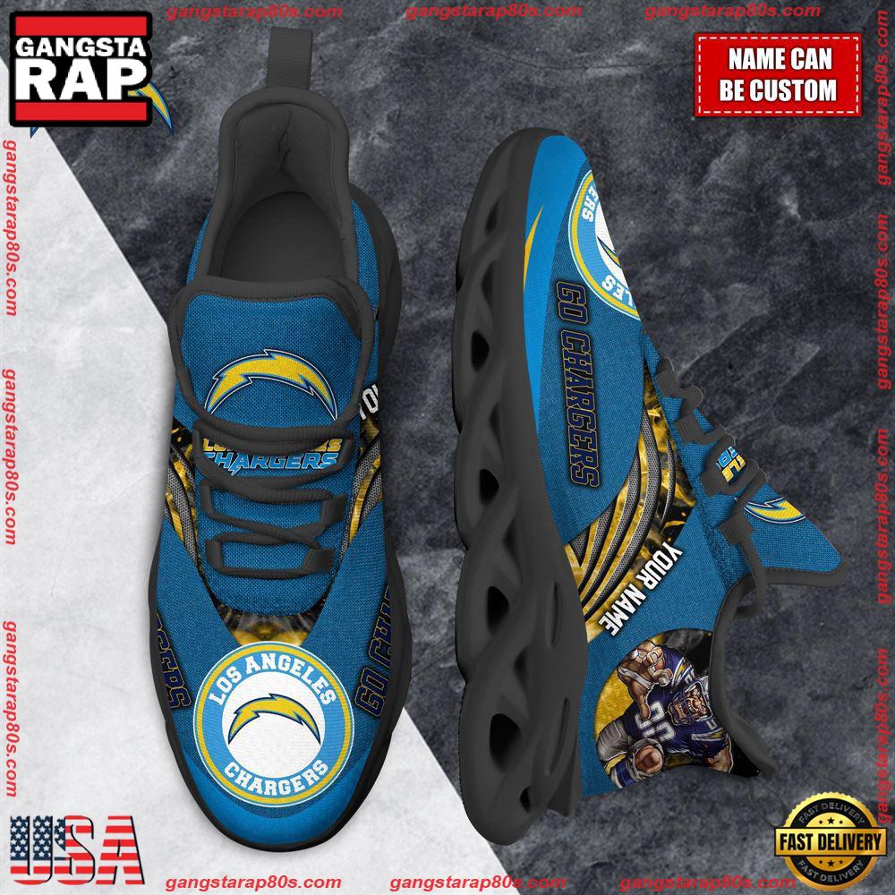 JWFancy Los Angeles Chargers Max Soul Shoes Sneakers For Men And Women