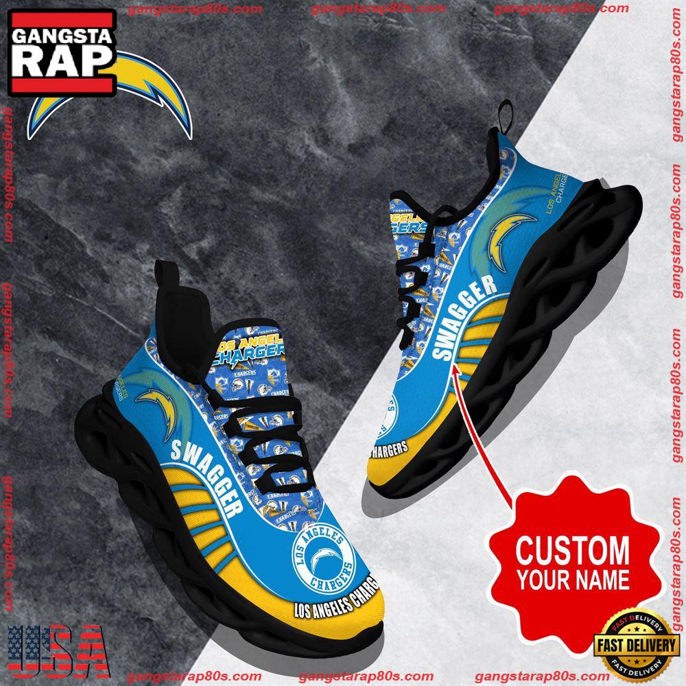 JWFancy Los Angeles Chargers Max Soul Shoes Sneakers For Men And Women