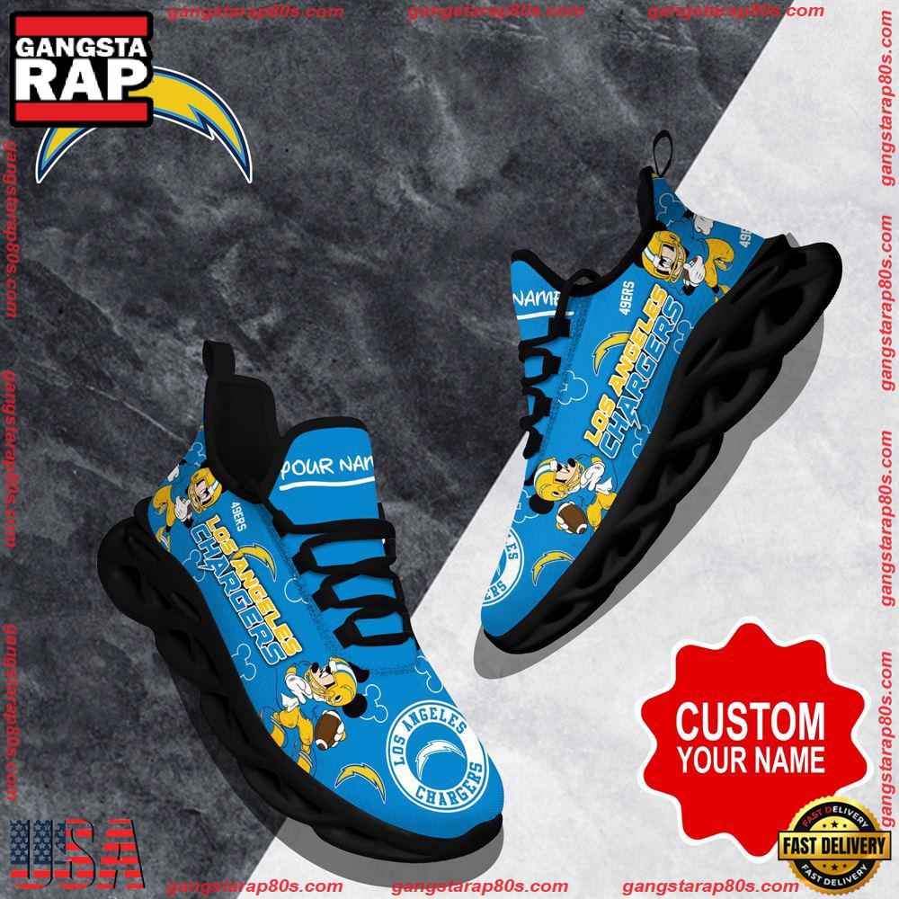JWFancy Los Angeles Chargers Max Soul Shoes Sneakers For Men And Women