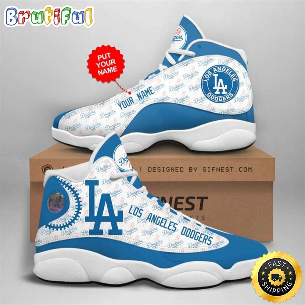 JWFancy Los Angeles Dodgers AJ13 Sneakers Shoes For Men And Women
