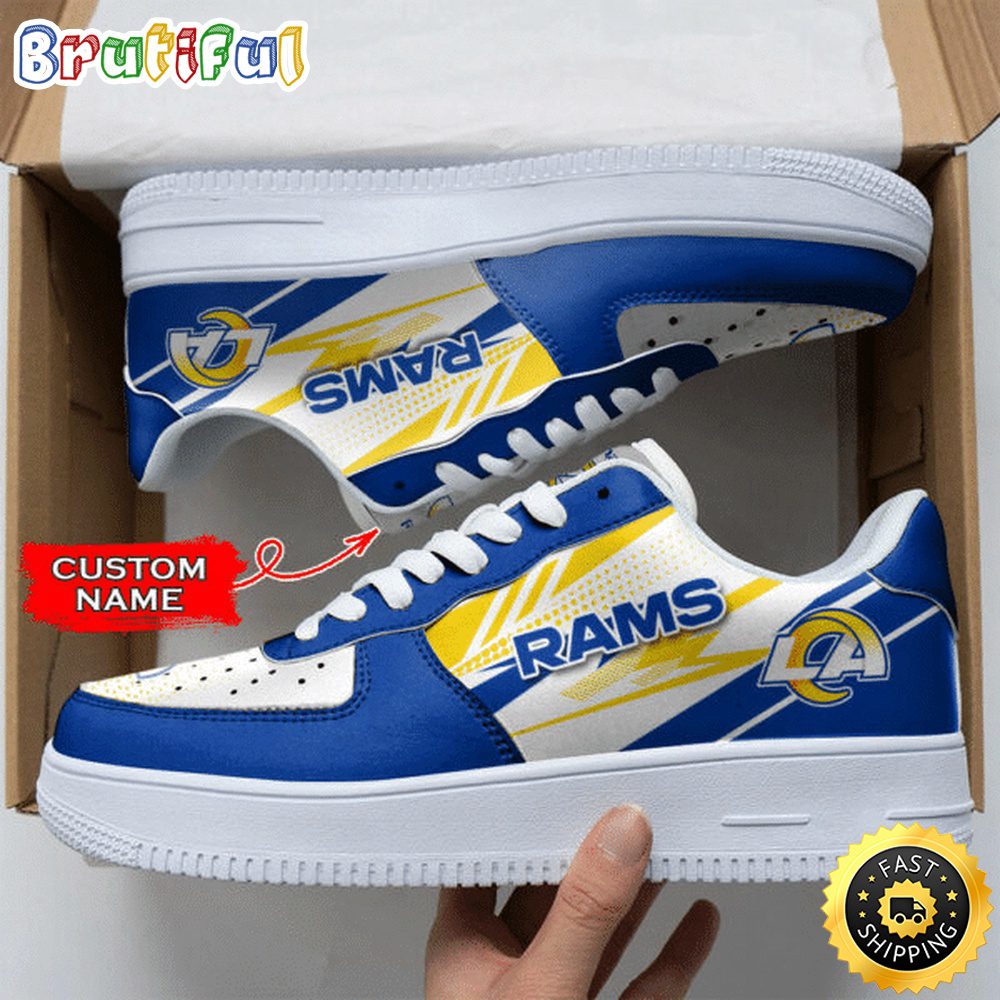 JWFancy Los Angeles Rams Air Low-Top Sneakers Shoes For Men And Women