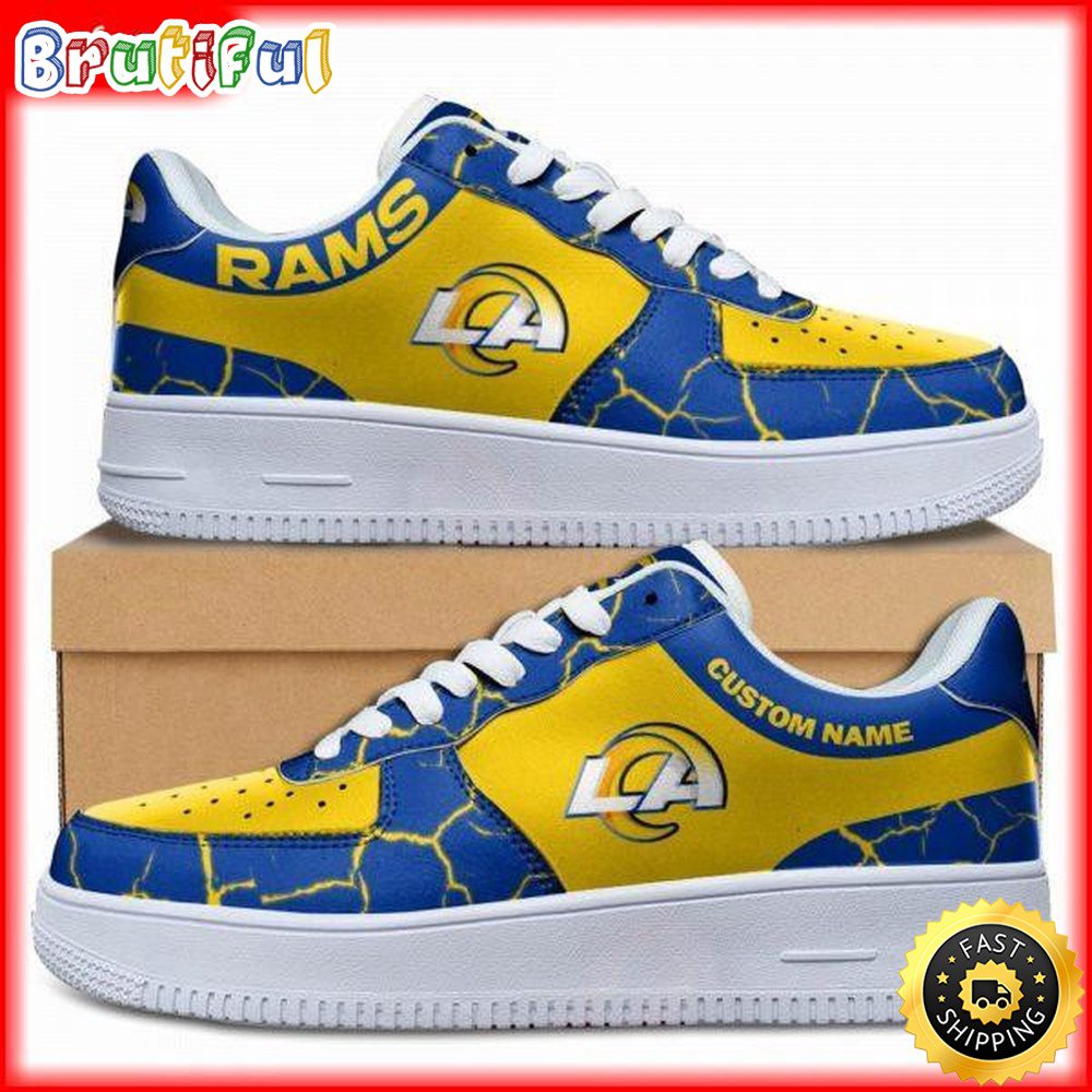 JWFancy Los Angeles Rams Air Low-Top Sneakers Shoes For Men And Women