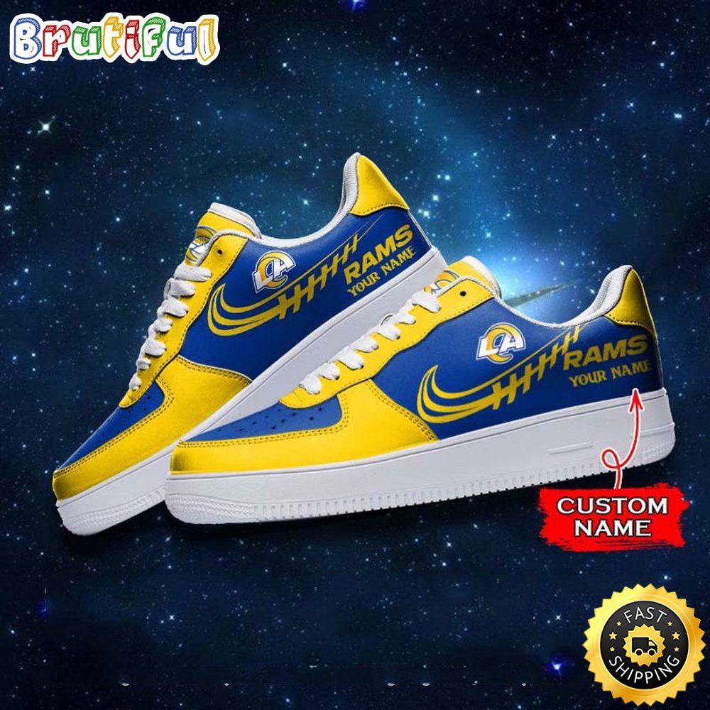JWFancy Los Angeles Rams Air Low-Top Sneakers Shoes For Men And Women