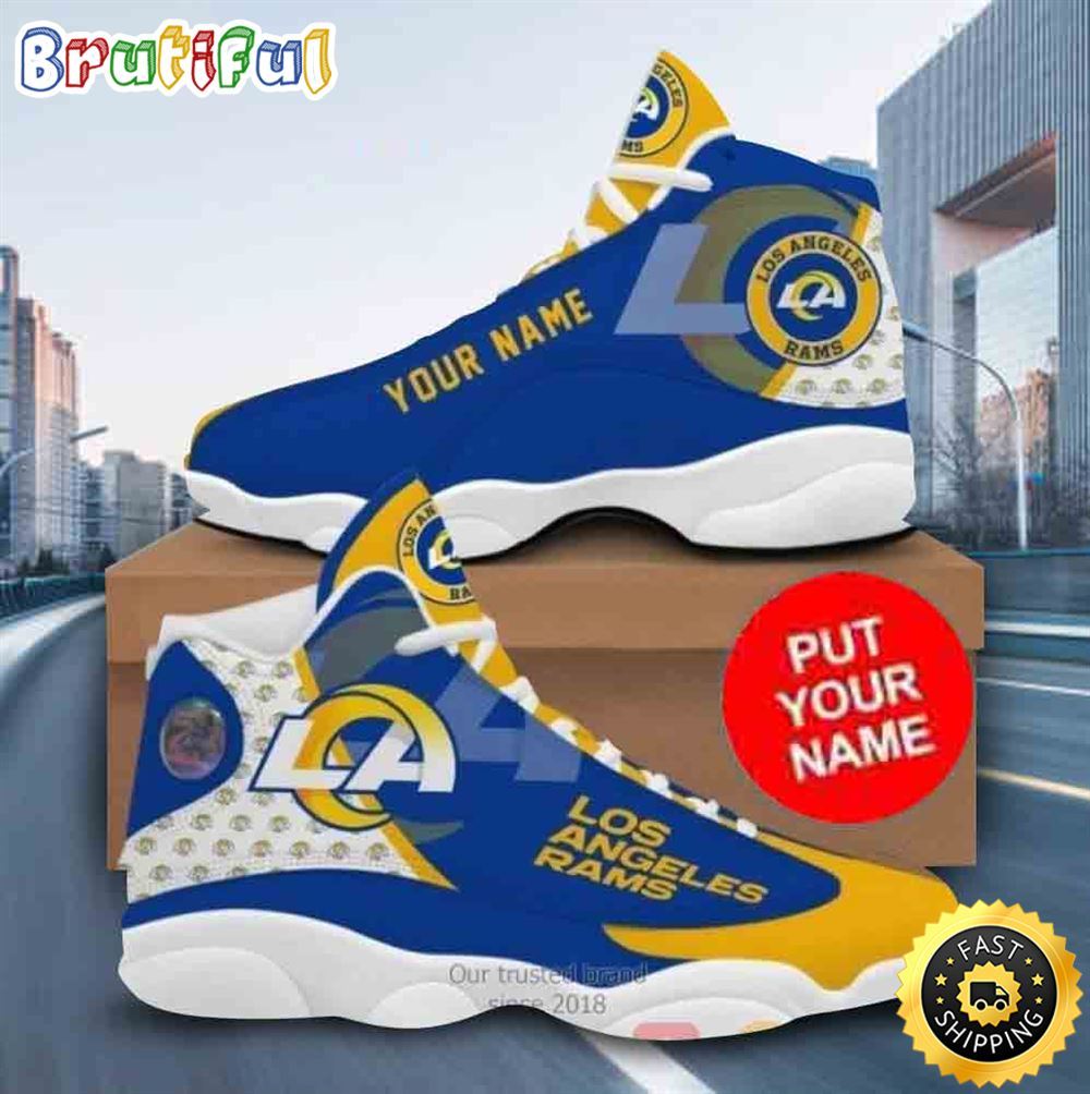 JWFancy Los Angeles Rams AJ13 Sneakers Shoes For Men And Women