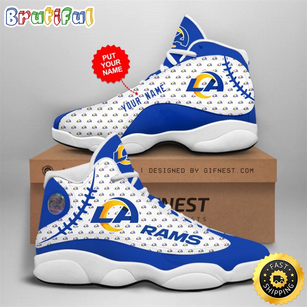 JWFancy Los Angeles Rams AJ13 Sneakers Shoes For Men And Women