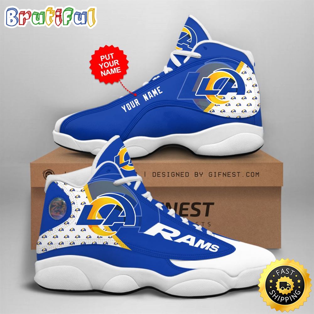 JWFancy Los Angeles Rams AJ13 Sneakers Shoes For Men And Women