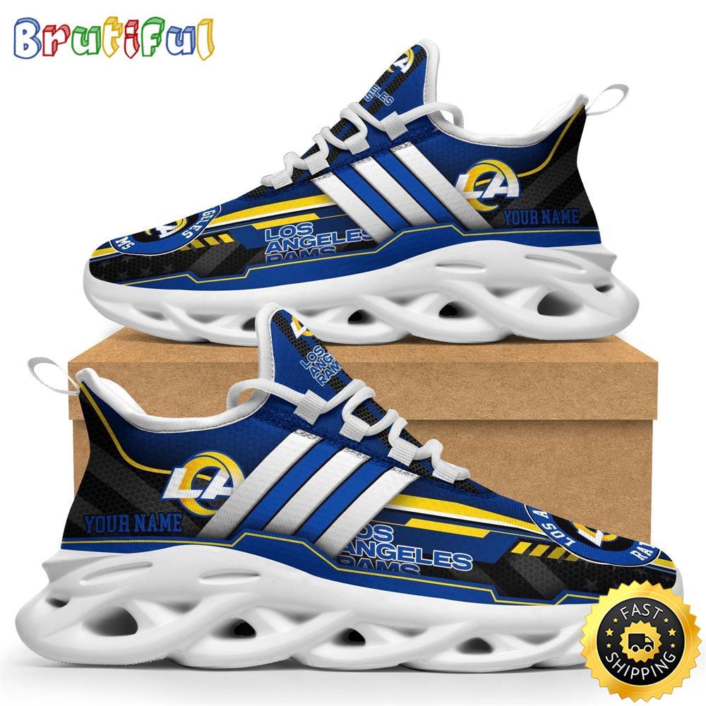 JWFancy Los Angeles Rams Max Soul Shoes Sneakers For Men And Women