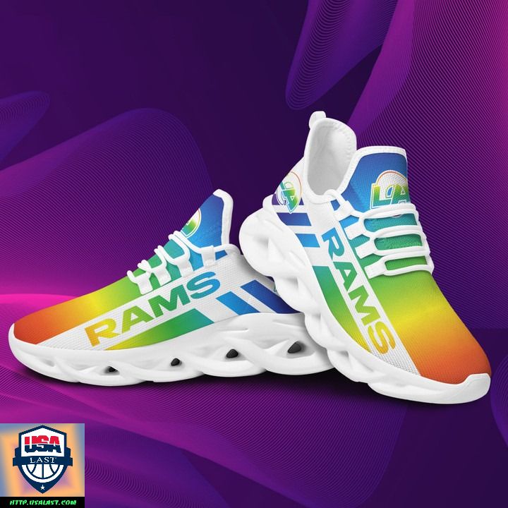 JWFancy Los Angeles Rams Max Soul Shoes Sneakers For Men And Women