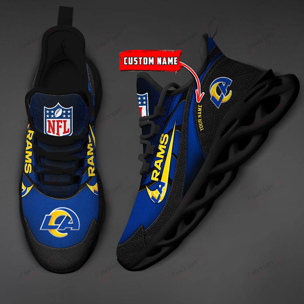 JWFancy Los Angeles Rams Max Soul Shoes Sneakers For Men And Women