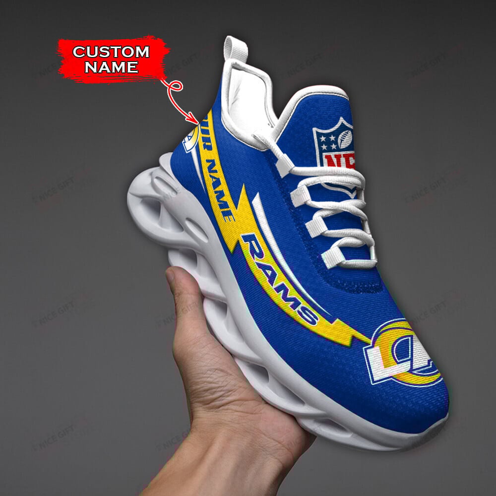JWFancy Los Angeles Rams Max Soul Shoes Sneakers For Men And Women