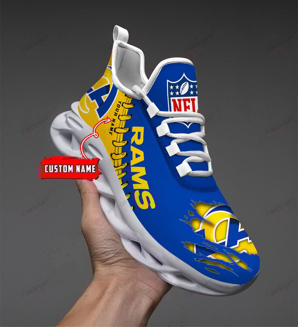 JWFancy Los Angeles Rams Max Soul Shoes Sneakers For Men And Women