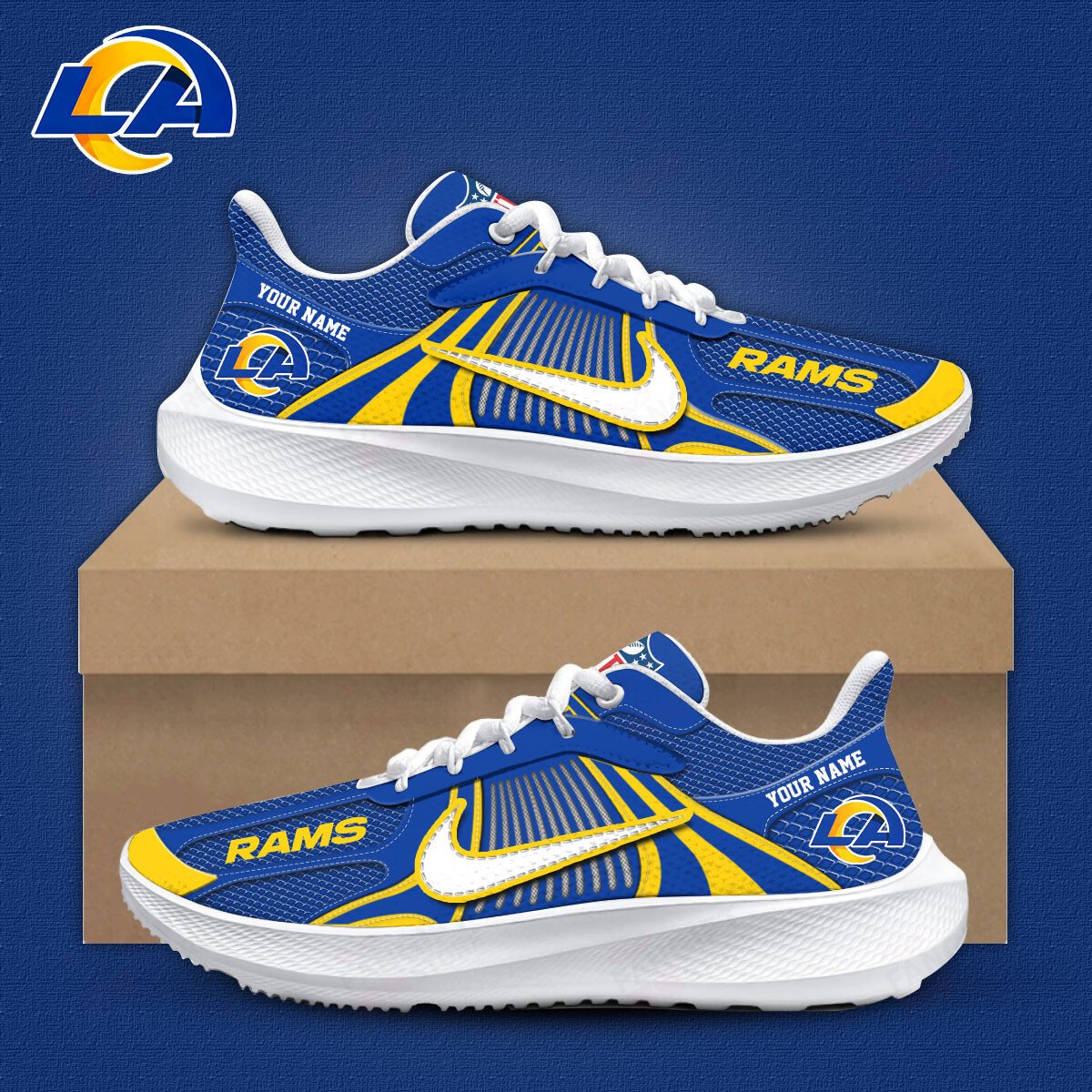 JWFancy Los Angeles Rams NK Running Shoes For Men And Women