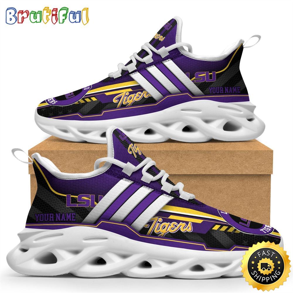 JWFancy LSU TIGERS Max Soul Shoes Sneakers For Men And Women