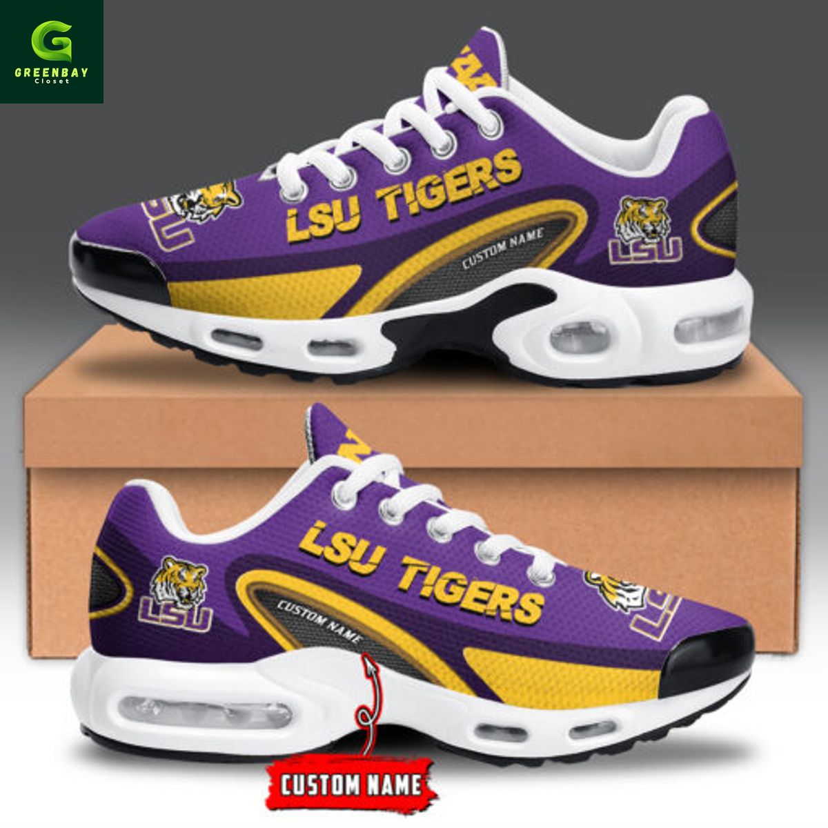 JWFancy LSU Tigers TN Shoes Sneakers For Men And Women