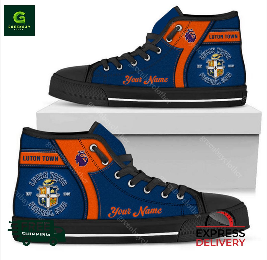 JWFancy Luton Town F.C High Top Canvas Sneakers Shoes For Men And Women