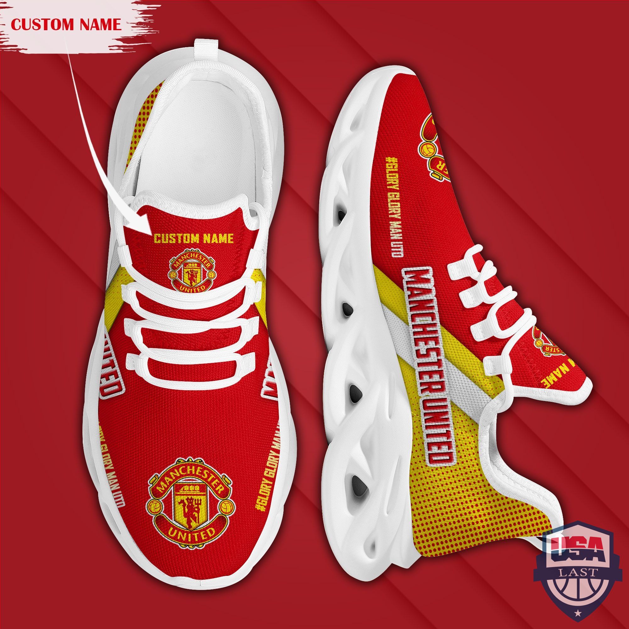 JWFancy Manchester United Max Soul Shoes Sneakers For Men And Women