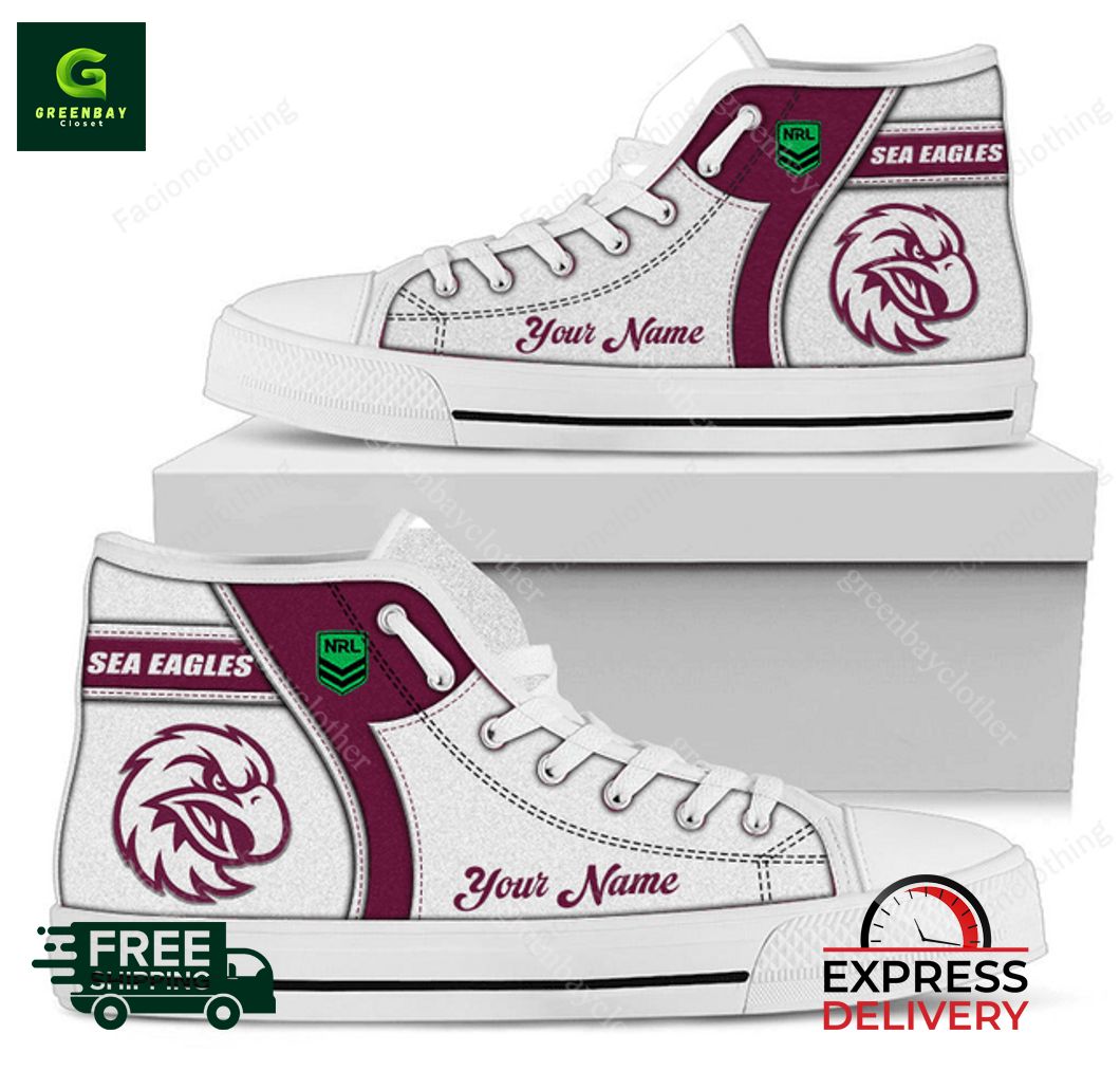 JWFancy Manly Warringah Sea Eagles High Top Canvas Sneakers Shoes For Men And Women