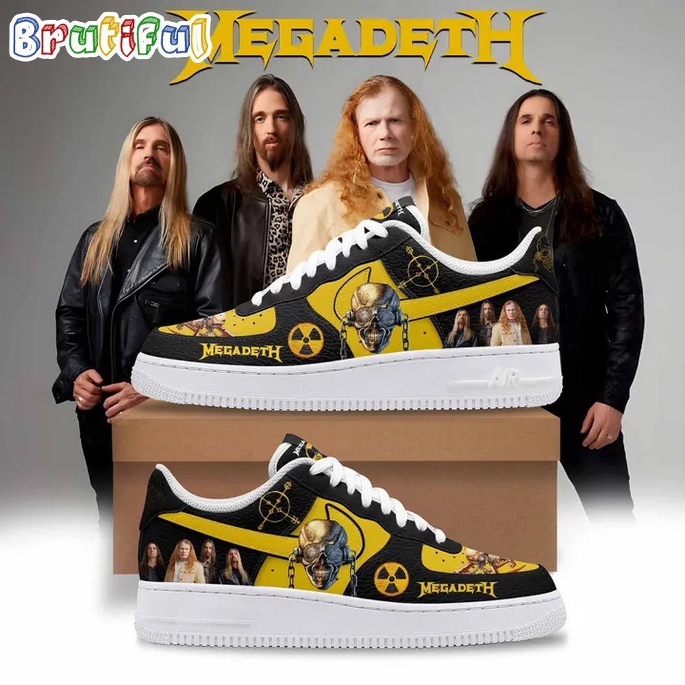 JWFancy Megadeth Air Low-Top Sneakers Shoes For Men And Women